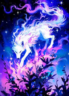 Magic Wolf Painting