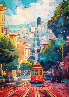 San Francisco Art Poster