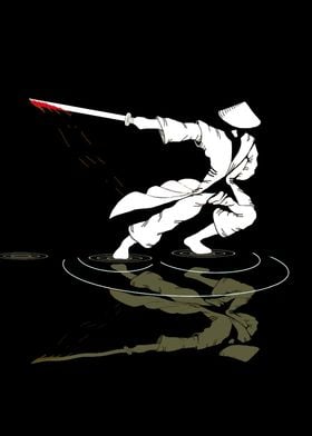swordsman and his shadow