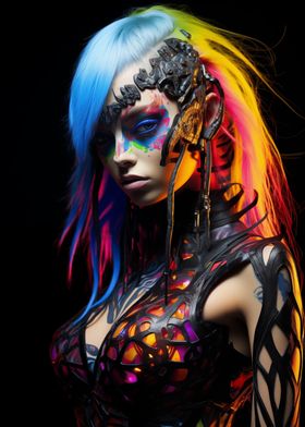 Cybergoth Babe No9