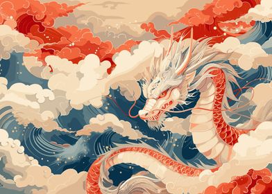 New Year Chinese Dragon