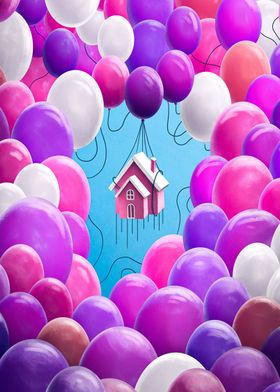 World of Pink Balloons