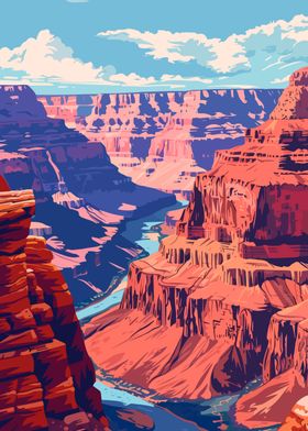 Grand Canyon Scenery Art