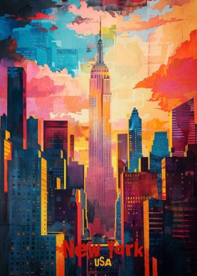 New York City Art Poster