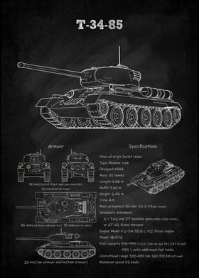 T 34 85 Medium tank USSR