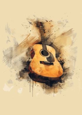 Beautiful acoustic guitar