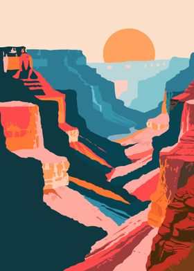 Grand Canyon Scenery Art