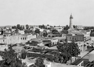 Gaza City and Mosque 1920s