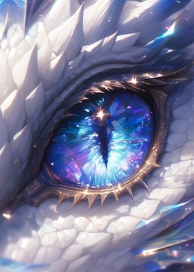 White dragon eye Universe 