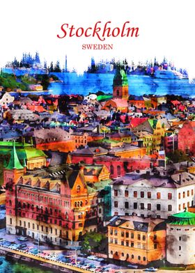 Stockholm Sweden Painting