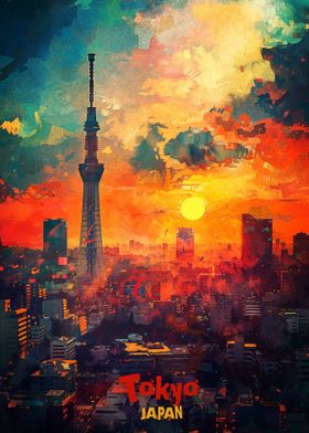 Tokyo Art Poster