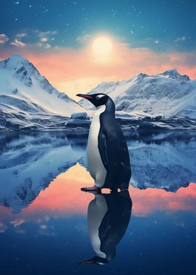 Penguin at Antarctica