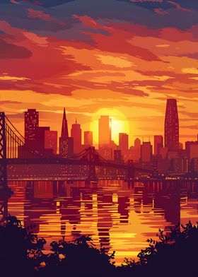 San Francisco Sunset View