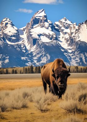 Lonely Bison