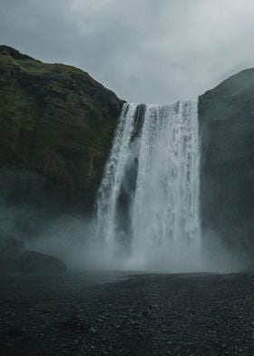 Skogafoss waterfall