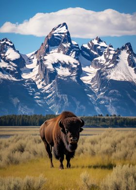 Lonely Bison