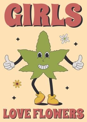 Cannabis Leaf Character