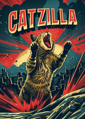 Catzilla Movie Poster