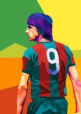 Johan Cruyff Wpap Pop Art