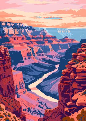 Grand Canyon Scenery Art