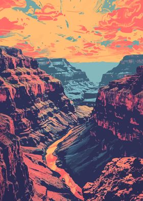 Grand Canyon Scenery Art