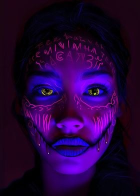 Neon Face 2