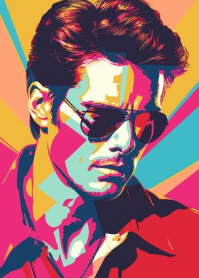 Tom Cruise Pop Art Design