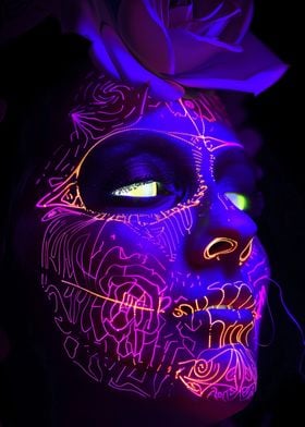 Neon Face 4