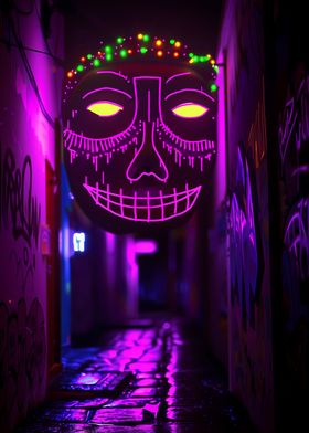 Neon Face 6