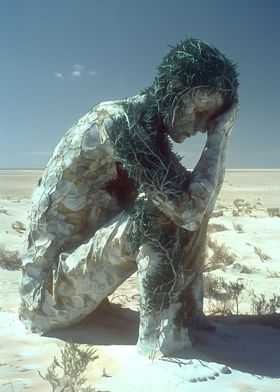 Desert Woman Statue