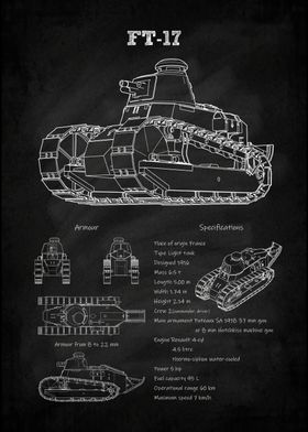 FT17 Light tank WWI France