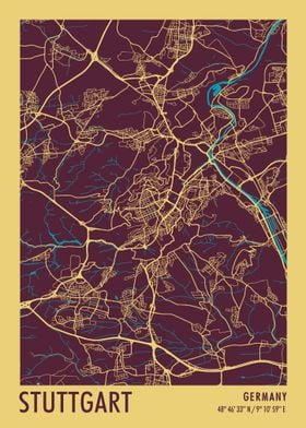 Stuttgart Map