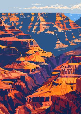 Grand Canyon Scenery Art