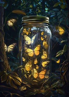 Jar of Butterfly Firefly