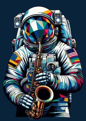 Astronaut saxophone