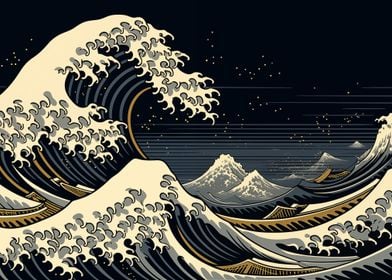 Japanese Wave Of Kanagawa