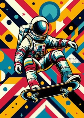 Astronaut skateboard