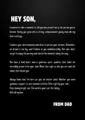 To My Son