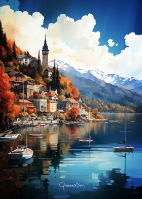 Queenstown Oil Painting