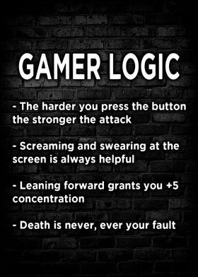 Gamer Logic Poster