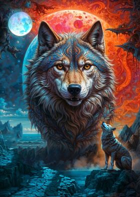 Howling at Lone Wolf Moon