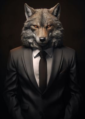 Wolf in a suit