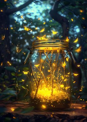 Forest Firefly in the Jar