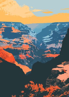 Grand Canyon Scenery Art