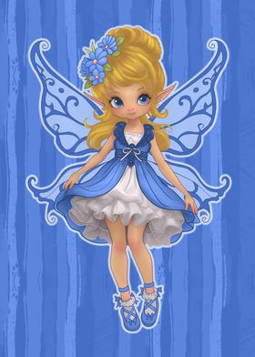 Fairy Doll 03 Blue