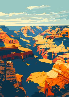 Grand Canyon Scenery Art