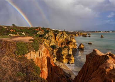 Algarve Coast In Portugal