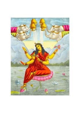 Indian Goddess Kamalatmika