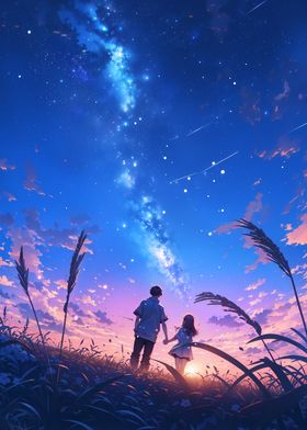 Anime Couple Landscape