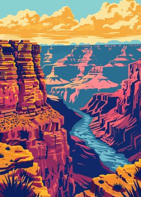 Grand Canyon Scenery Art